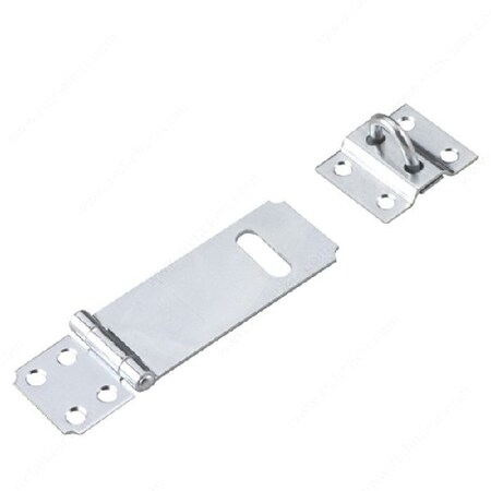 Hasp 3-1/2in Zn W/Loose Stpls